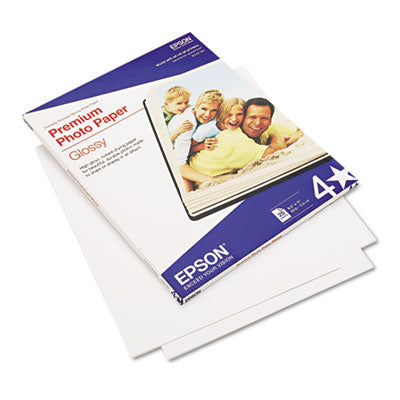Premium Photo Paper, 10.4 mil, 8.5 x 11, High-Gloss Bright White, 25/Pack OrdermeInc OrdermeInc