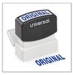 Universal® Message Stamp, ORIGINAL, Pre-Inked One-Color, Blue - OrdermeInc