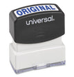 Universal® Message Stamp, ORIGINAL, Pre-Inked One-Color, Blue - OrdermeInc