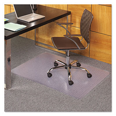 ES Robbins® EverLife Light Use Chair Mat for Flat Pile Carpet, Rectangular, 36 x 44, Clear OrdermeInc OrdermeInc