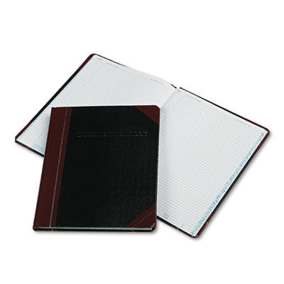 Laboratory Notebook, Data/Lab-Record Format, Black/Red Cover, (150) 10.38 x 8.13 Sheets OrdermeInc OrdermeInc