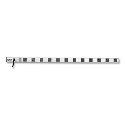 Tripp Lite Vertical Power Strip, 12 Outlets, 15 ft Cord, Silver OrdermeInc OrdermeInc