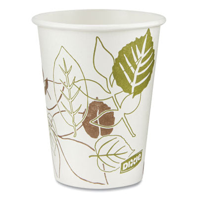 DIXIE FOOD SERVICE Pathways Paper Hot Cups, 8 oz, 25/Bag, 20 Bags/Carton - OrdermeInc