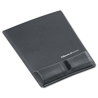 Memory Foam Wrist Support with Attached Mouse Pad, 8.25 x 9.87, Graphite OrdermeInc OrdermeInc