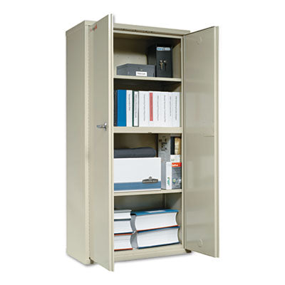 Storage Cabinet, 36w x 19.25d x 72h, UL Listed 350 Degree, Parchment OrdermeInc OrdermeInc