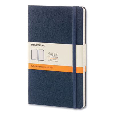 HACHETTE BOOK GROUP Classic Collection Hard Cover Notebook, 1-Subject, Dotted Rule, Sapphire Blue Cover, (240) 8.25 x 5 Sheets - OrdermeInc