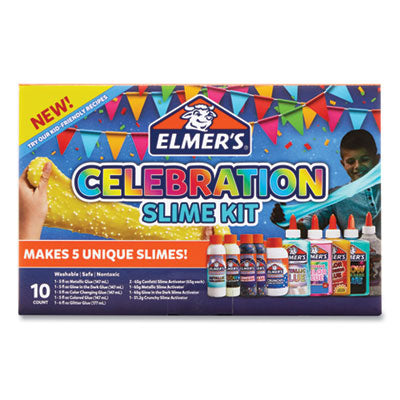 ELMER'S PRODUCTS, INC. Slime Celebration Kit, 36.97 oz, Assorted Colors - OrdermeInc