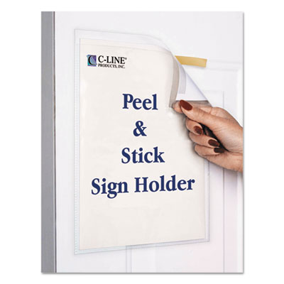 C-Line® Display Pockets, 8.5 x 11, Polypropylene, 10/Pack - OrdermeInc