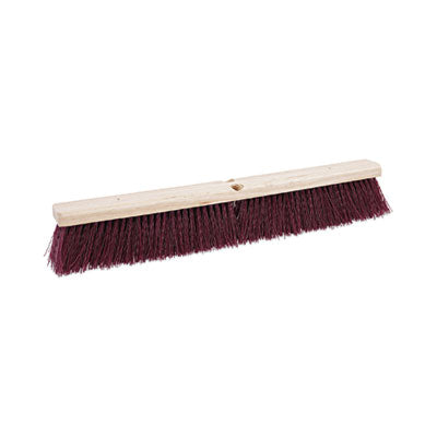 Boardwalk® Floor Brush Head, 3.25" Maroon Stiff Polypropylene Bristles, 24" Brush OrdermeInc OrdermeInc