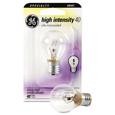 Incandescent S11 Appliance Light Bulb, 40 W, Clear OrdermeInc OrdermeInc