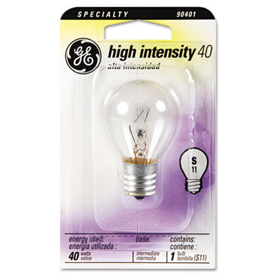 Incandescent S11 Appliance Light Bulb, 40 W, Clear OrdermeInc OrdermeInc