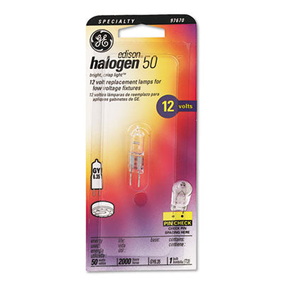 Halogen Bulb, T3, 50 W, Clear OrdermeInc OrdermeInc