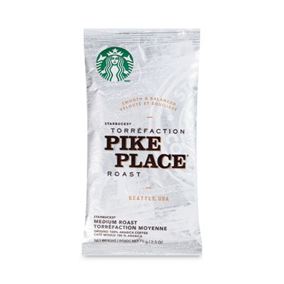 STARBUCKS COFFEE COMPANY Coffee, Pike Place, 2.5oz, 18/Box - OrdermeInc