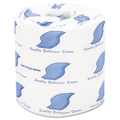 GEN Bath Tissue, Septic Safe, 2-Ply, White, 420 Sheets/Roll, 96 Rolls/Carton - OrdermeInc
