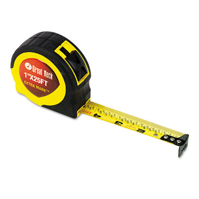 ExtraMark Power Tape, 1" x 25 ft, Steel, Yellow/Black OrdermeInc OrdermeInc