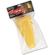 Master Caster® Giant Foot Magnetic Doorstop, No-Slip Rubber Wedge, 3.5w x 6.75d x 2h, Yellow - OrdermeInc