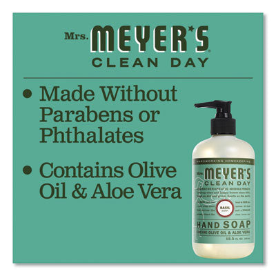Mrs. Meyer's® Clean Day Liquid Hand Soap, Basil, 12.5 oz - OrdermeInc