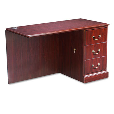 94000 Series "L" Workstation Right Return, 48w x 24d x 29.5h, Mahogany OrdermeInc OrdermeInc