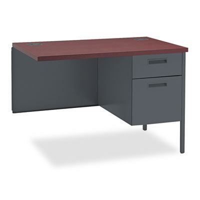 Metro Classic Series Workstation Return, Right, 42w x 24d x 29.5h, Mahogany/Charcoal OrdermeInc OrdermeInc