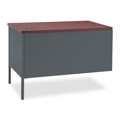 Metro Classic Series Workstation Return, Right, 42w x 24d x 29.5h, Mahogany/Charcoal OrdermeInc OrdermeInc