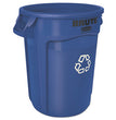 Rubbermaid® Commercial Brute Recycling Container, 32 gal, Polyethylene, Blue OrdermeInc OrdermeInc