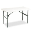 IndestrucTable Classic Folding Table, Rectangular, 48" x 24" x 29", Platinum OrdermeInc OrdermeInc
