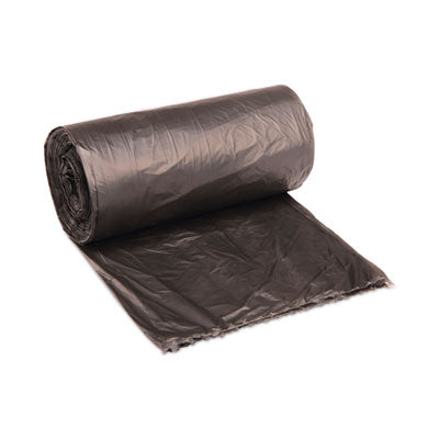 Boardwalk® High-Density Can Liners, 60 gal, 14 mic, 38" x 58", Black, 25 Bags/Roll, 8 Rolls/Carton OrdermeInc OrdermeInc