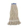 BOARDWALK Mop Head, Lie-Flat Head, Cotton Fiber, 24 oz, White, 12/Carton - OrdermeInc