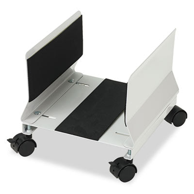 Metal Mobile CPU Stand, 10.25w x 10.63d x 9.75h, Light Gray OrdermeInc OrdermeInc