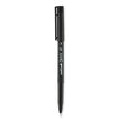 uniball® ONYX Roller Ball Pen, Stick, Fine 0.7 mm, Black Ink, Black Barrel, Dozen - OrdermeInc
