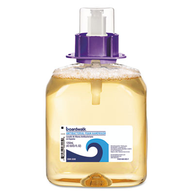BOARDWALK Foam Antibacterial Handwash, Fruity, 1,250 mL Refill, 4/Carton - OrdermeInc