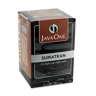 Java One® Coffee Pods, Sumatra Mandheling, Single Cup, 14/Box - OrdermeInc