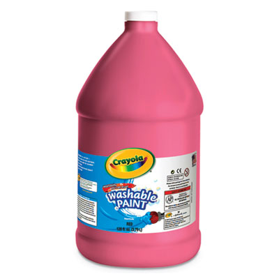 BINNEY & SMITH / CRAYOLA Washable Paint, Red, 1 gal Bottle - OrdermeInc