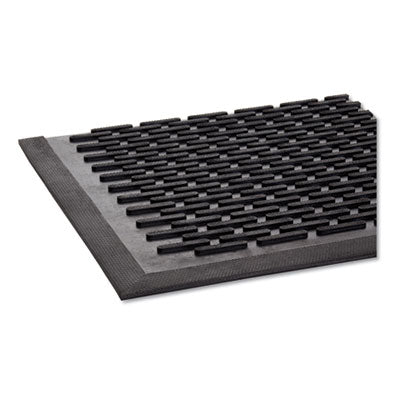 Crown-Tred Indoor/Outdoor Scraper Mat, Rubber, 35.5 x 59.5, Black OrdermeInc OrdermeInc