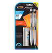 Velocity Max Pencil, 0.5 mm, HB (#2), Black Lead, Gray Barrel, 2/Pack OrdermeInc OrdermeInc