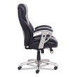Emerson Big and Tall Task Chair, Supports Up to 400 lb, 19.5" to 22.5" Seat Height, Black Seat/Back, Silver Base OrdermeInc OrdermeInc