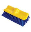 Rubbermaid® Commercial Bi-Level Deck Scrub Brush, Blue Polypropylene Bristles, 10" Brush, 10" Plastic Block, Threaded Hole OrdermeInc OrdermeInc