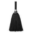 Rubbermaid® Commercial Lobby Pro Synthetic-Fill Broom, Synthetic Bristles, 37.5" Overall Length, Black - OrdermeInc