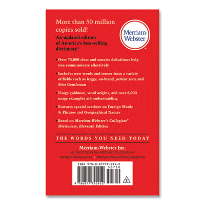Merriam Webster® The Merriam-Webster Dictionary, Revised Edition, Paperback, 960 Pages - OrdermeInc