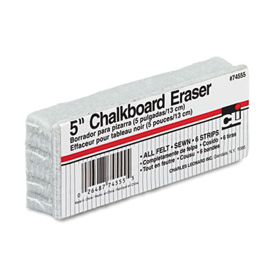 5-Inch Chalkboard Eraser, 5" x 2" x 1" - OrdermeInc