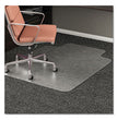 RollaMat Frequent Use Chair Mat, Med Pile Carpet, Flat, 36 x 48, Lipped, Clear OrdermeInc OrdermeInc