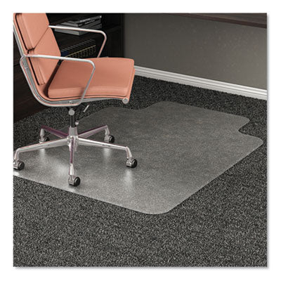 RollaMat Frequent Use Chair Mat, Med Pile Carpet, Flat, 36 x 48, Lipped, Clear OrdermeInc OrdermeInc