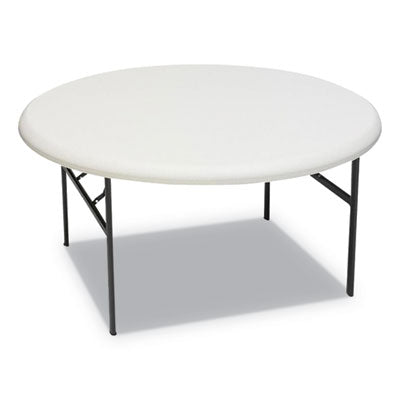 IndestrucTable Classic Folding Table, Round, 60" x 29", Platinum OrdermeInc OrdermeInc