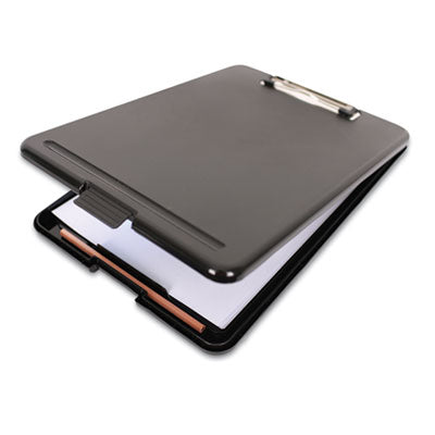 Universal® Storage Clipboard, 0.5" Clip Capacity, Holds 8.5 x 11 Sheets, Black - OrdermeInc