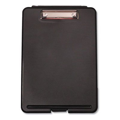 Universal® Storage Clipboard, 0.5" Clip Capacity, Holds 8.5 x 11 Sheets, Black - OrdermeInc