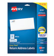 Easy Peel White Address Labels w/ Sure Feed Technology, Inkjet Printers, 0.66 x 1.75, White, 60/Sheet, 25 Sheets/Pack OrdermeInc OrdermeInc