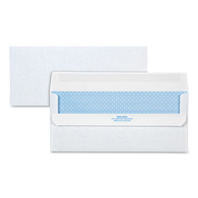 Redi-Seal Security-Tint Envelope, #10, Commercial Flap, Redi-Seal Adhesive Closure, 4.13 x 9.5, White, 500/Box OrdermeInc OrdermeInc