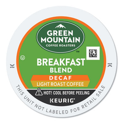 Breakfast Blend Decaf Coffee K-Cups, 24/Box OrdermeInc OrdermeInc