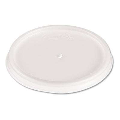 DART Plastic Lids, Fits 4 oz Cups, Vented, Translucent, 100/Pack, 10 Packs/Carton - OrdermeInc