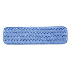 Rubbermaid® Commercial Microfiber Wet Room Pad, Split Nylon/Polyester Blend, 18", Blue, 12/Carton OrdermeInc OrdermeInc